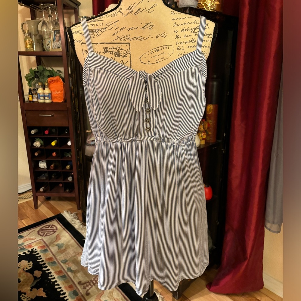 Torrid Striped Bow Babydoll Tank Top